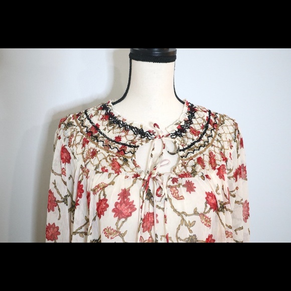 Free People Keeping Up with Kara Tunic Ivory Med - Picture 10 of 11